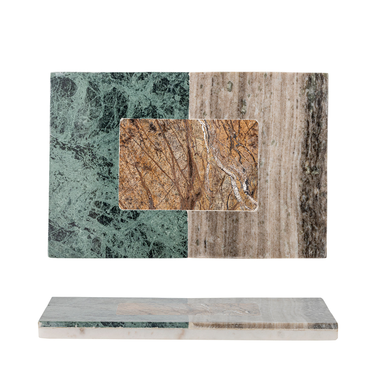 Ketil Cutting Board- Green Marble- Bloomingville