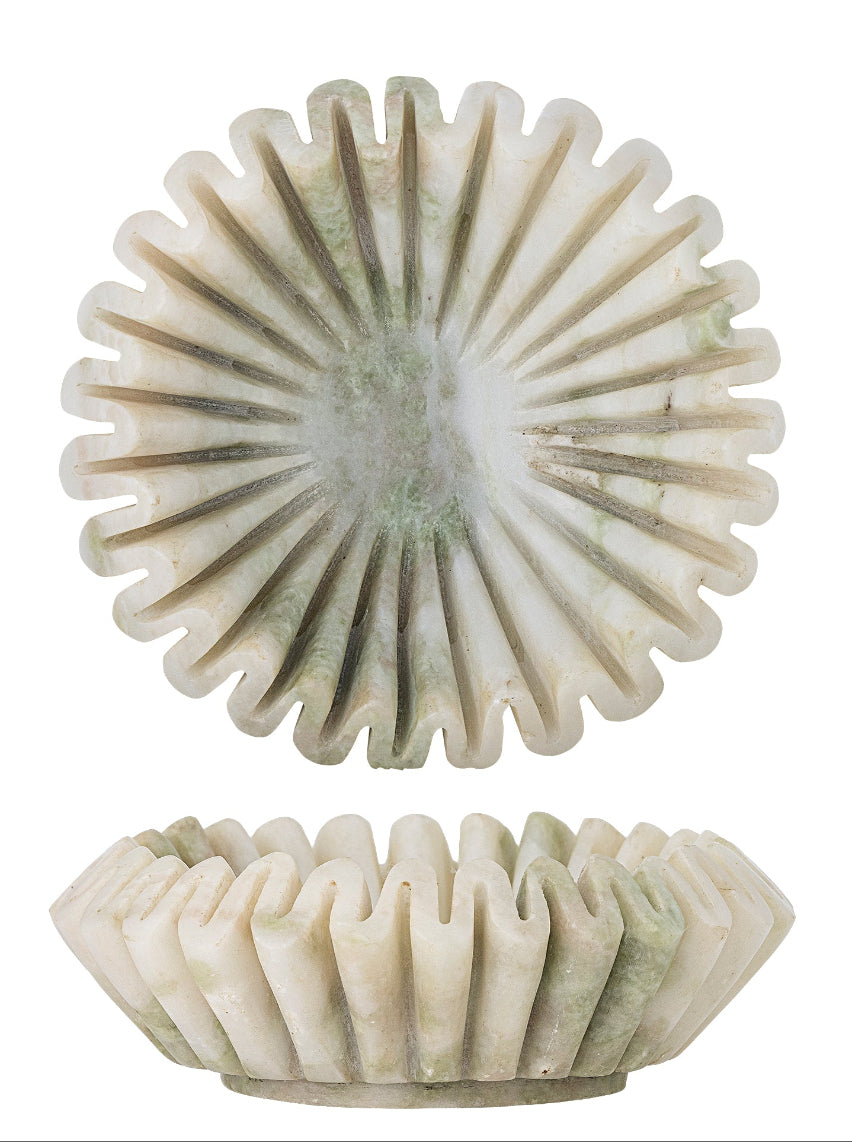 Harmonia Bowl - Green Marble