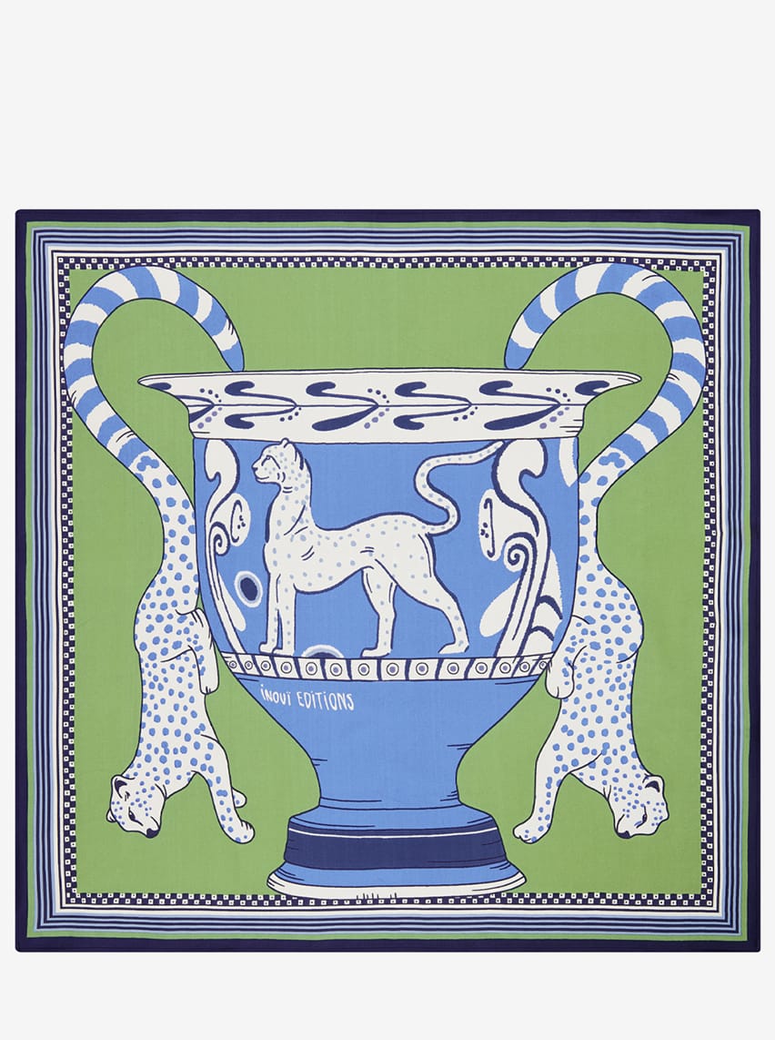 Collector scarf green - Inoui Editions