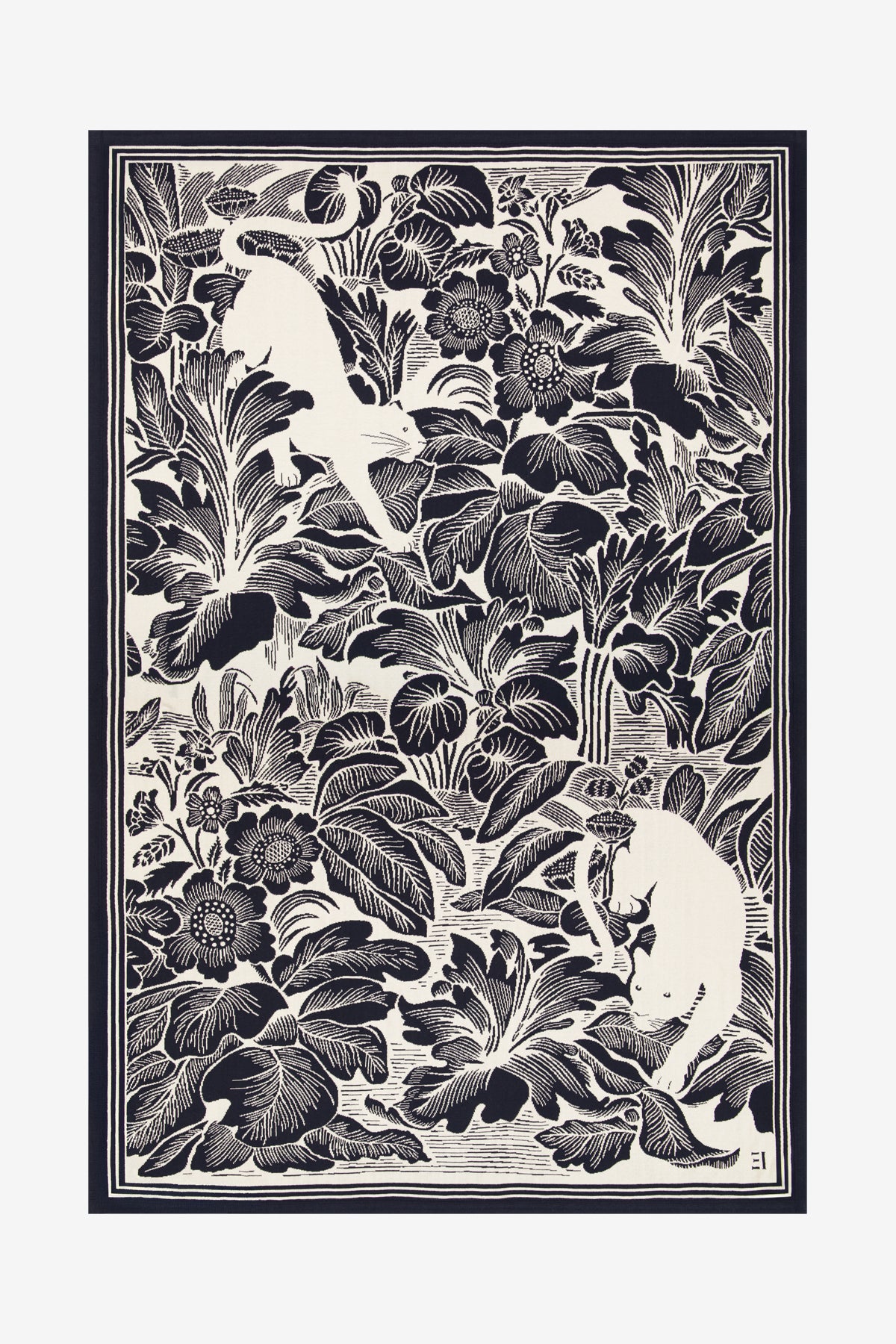 Plaid Panther black - Inoui Editions