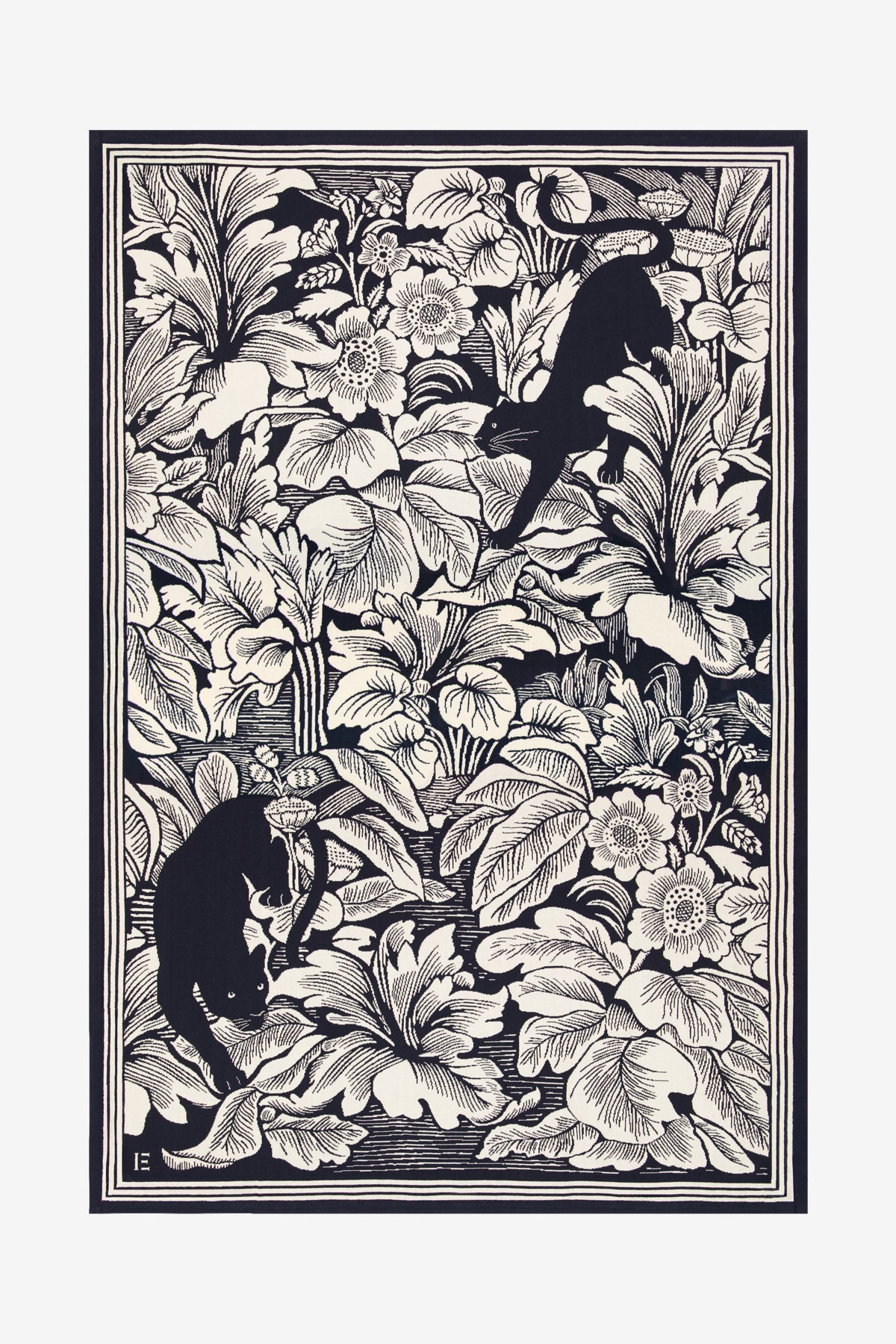 Plaid Panther black - Inoui Editions