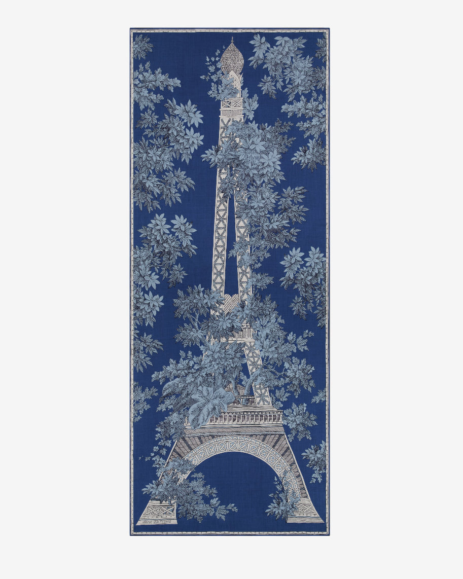 1889 ullscarf - Blå - Inoui Editions