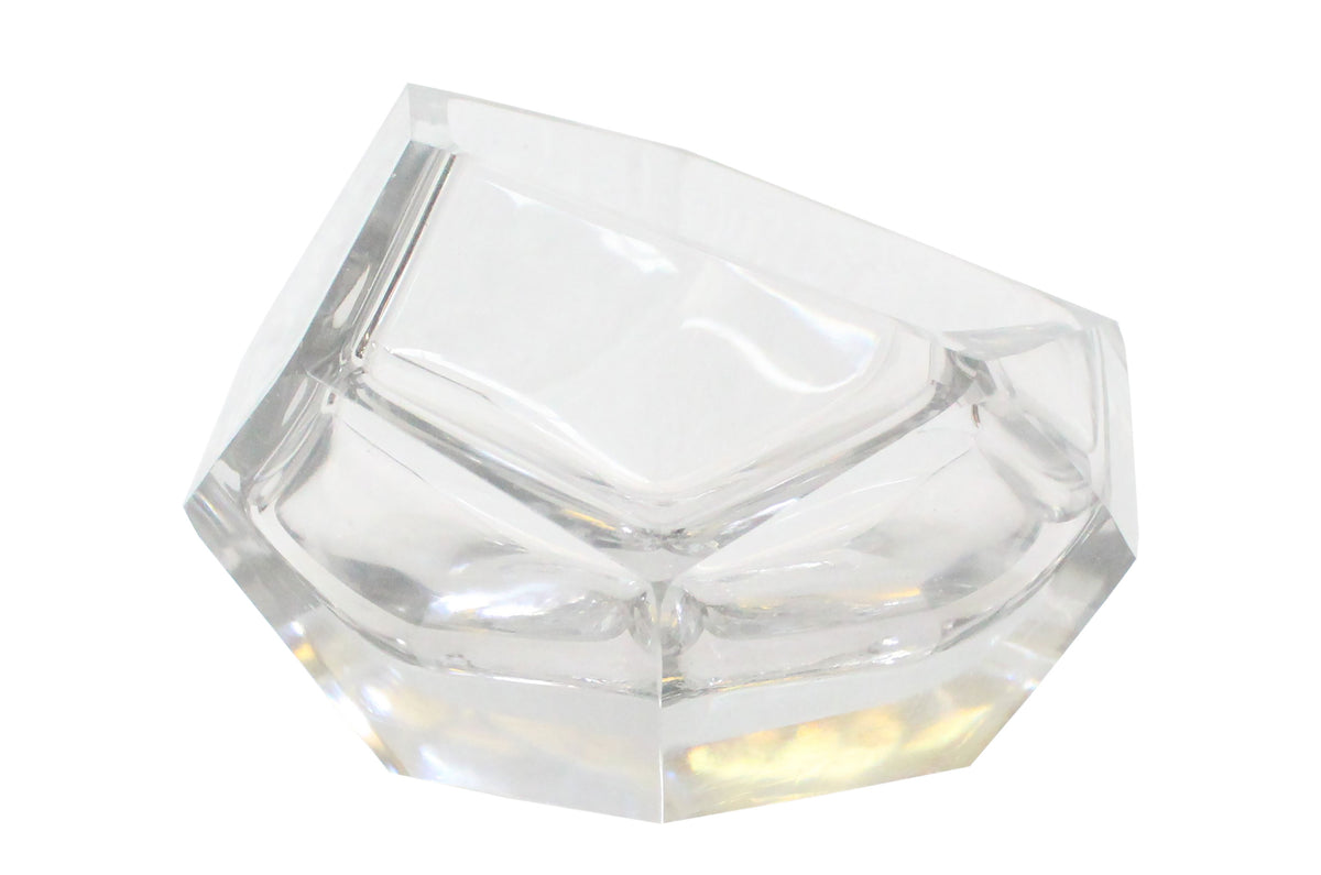 Glass Diamond Bowl Clear - M- Versmissen
