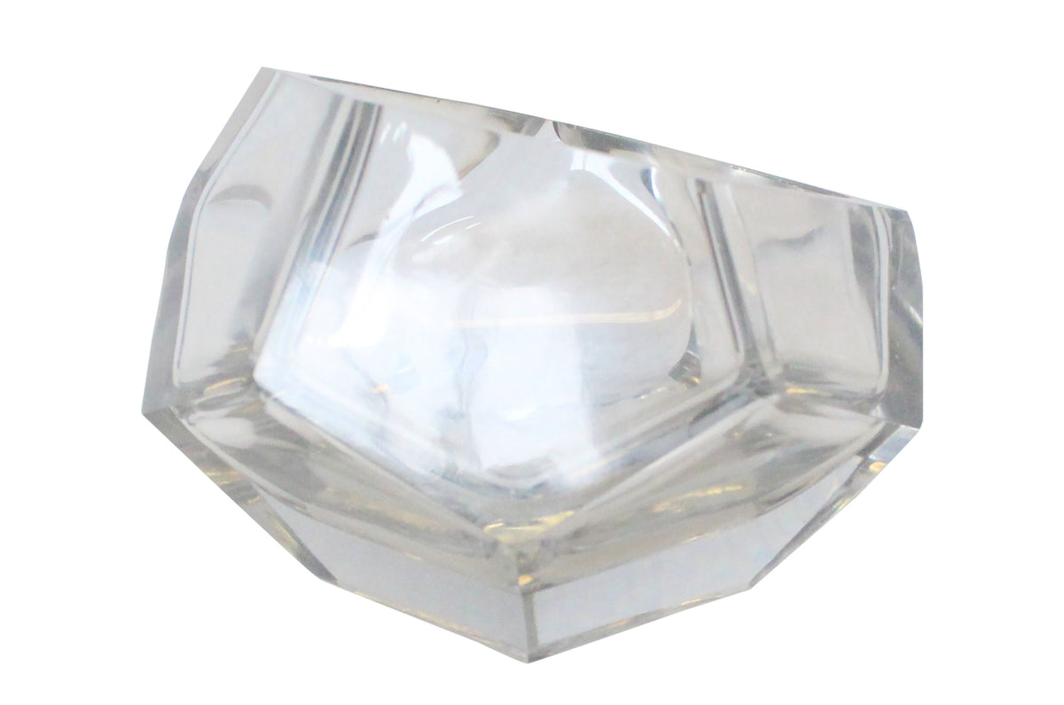 Glass Diamond Bowl Clear - M- Versmissen