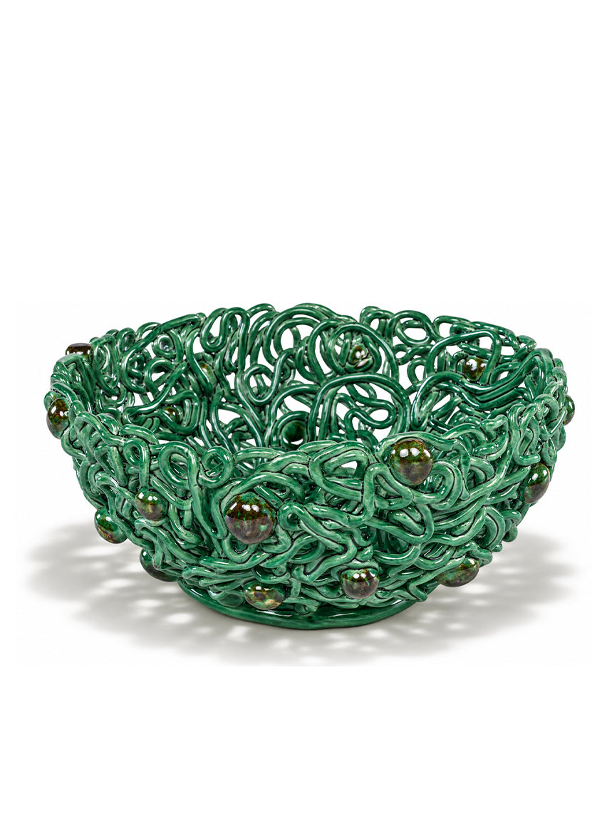 Bird Nest Bowl - Green S - Studio Caruma