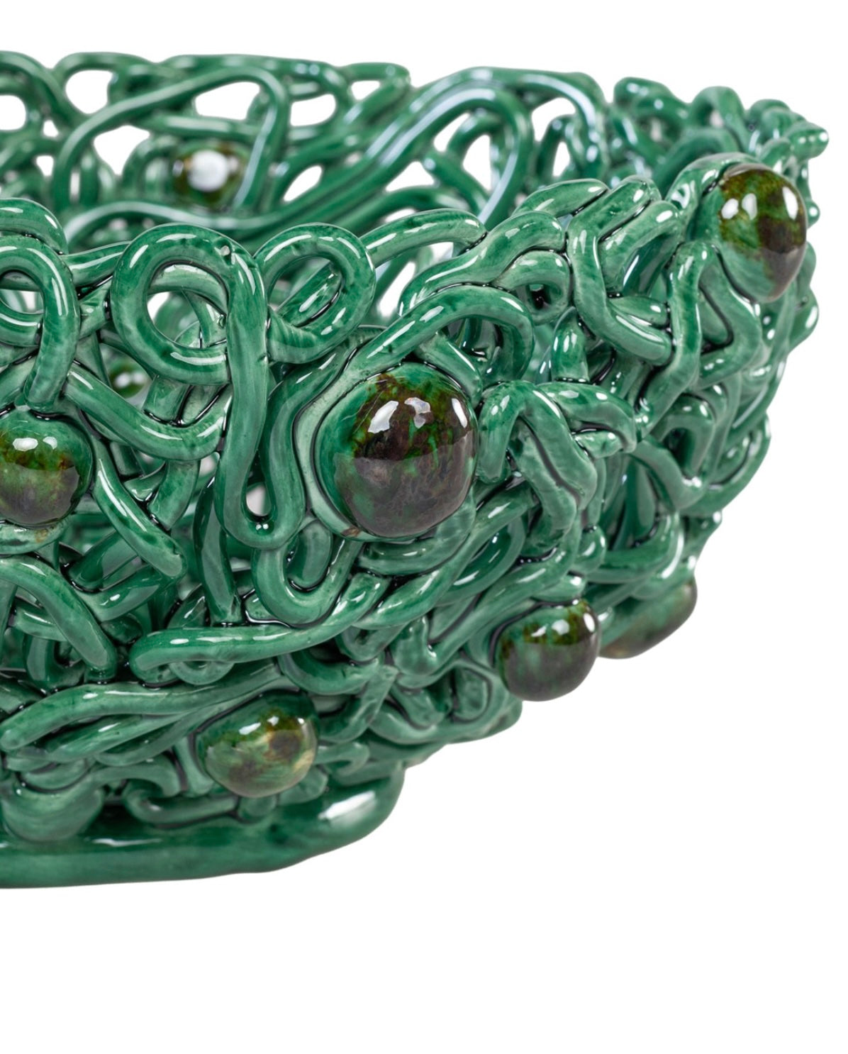 Bird Nest Bowl - Green S - Studio Caruma