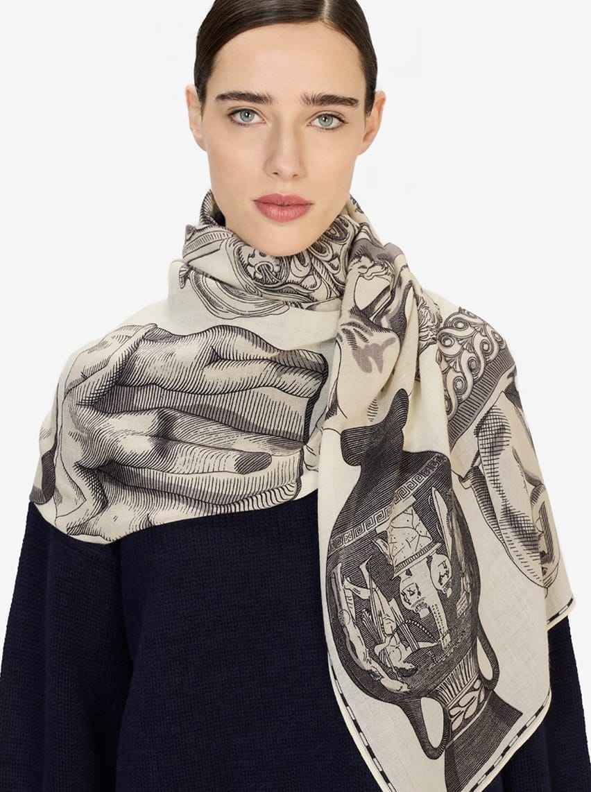 Archives Scarf white - Inoui Editions