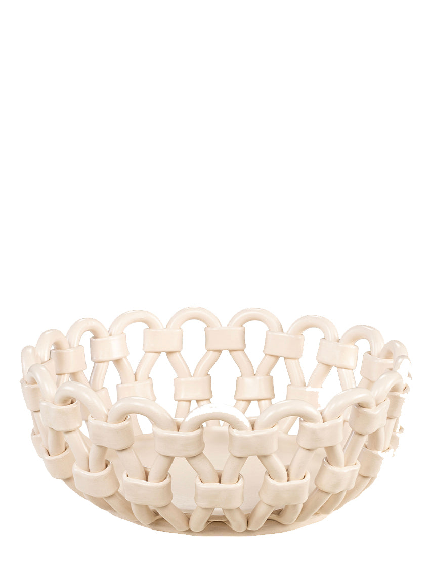 Rope Bowl - Cream Ceramic - Versmissen