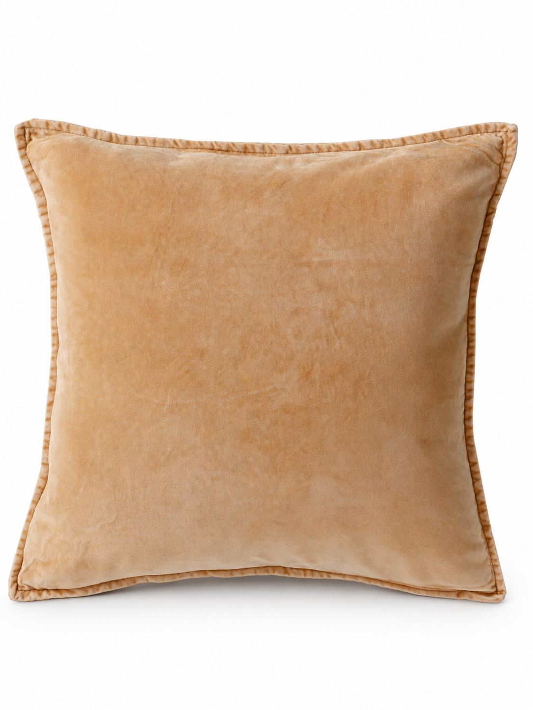 Pip cushion cover - velvet caramel