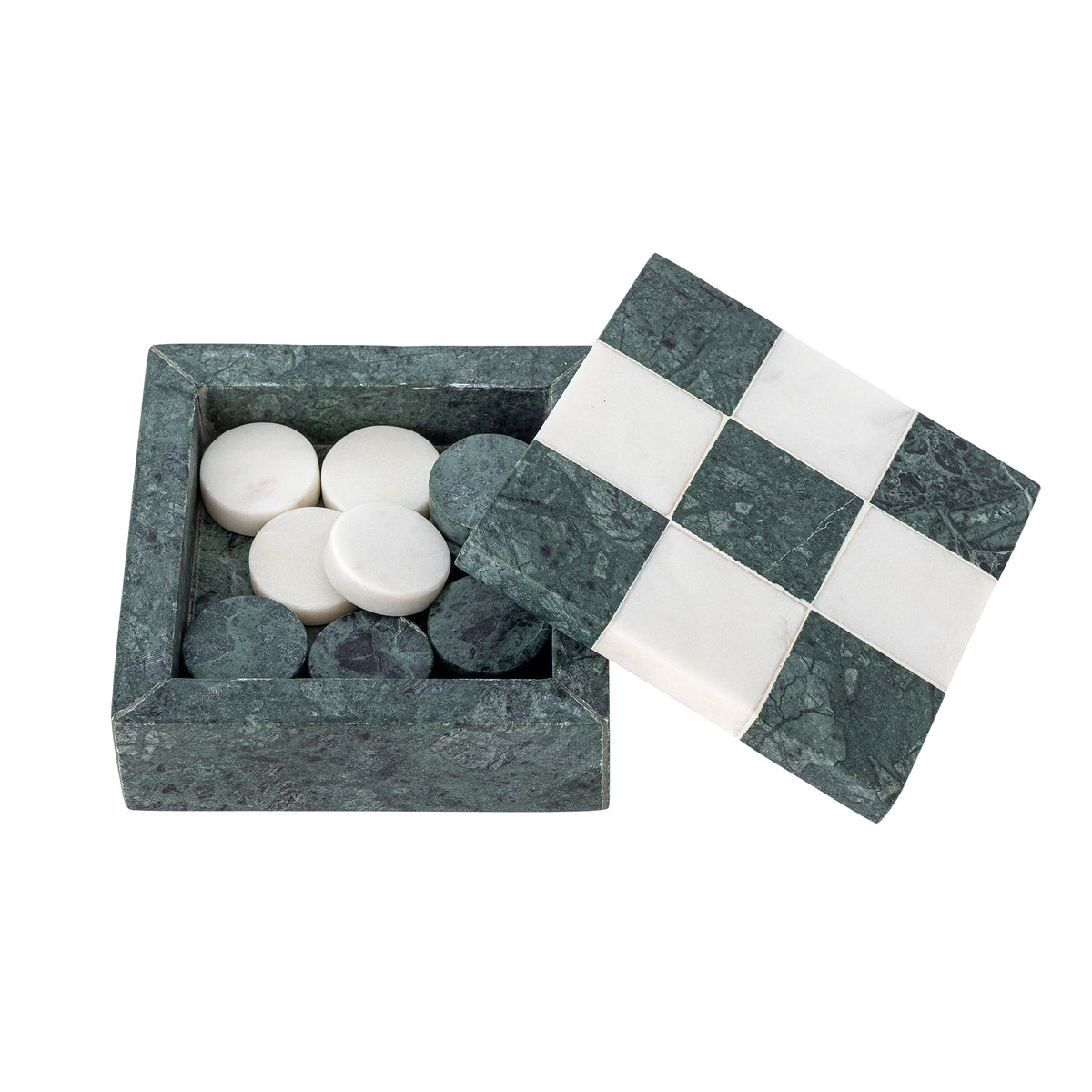 Aske Tic-Tac-Toe - Green marble