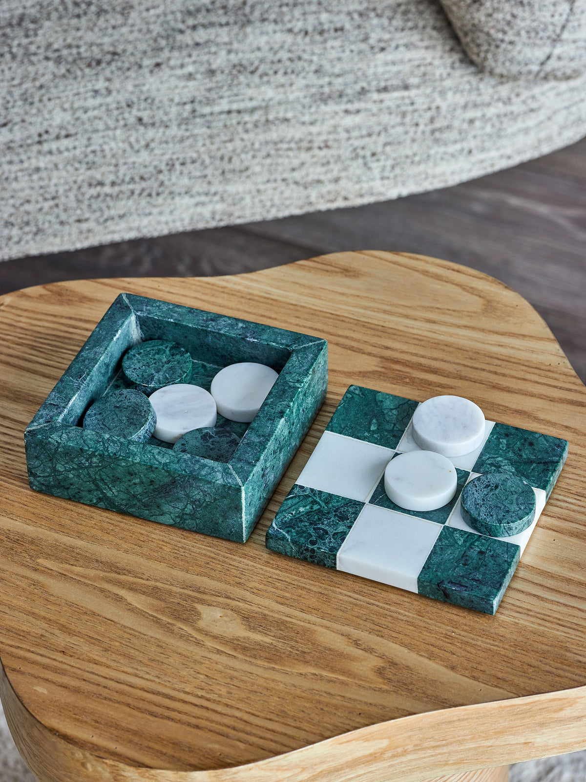 Aske Tic-Tac-Toe - Green marble