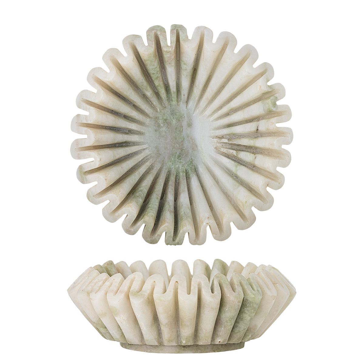 Harmonia Bowl - Green Marble - Bloomingville