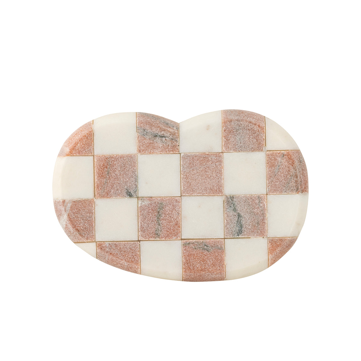 Petrea Marble Tray – Rose & Beige