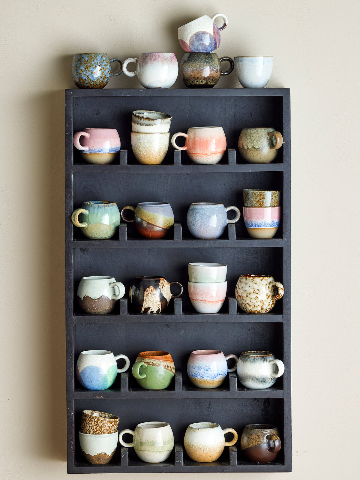 Paula Cup small – Brown Retro - Bloomingville