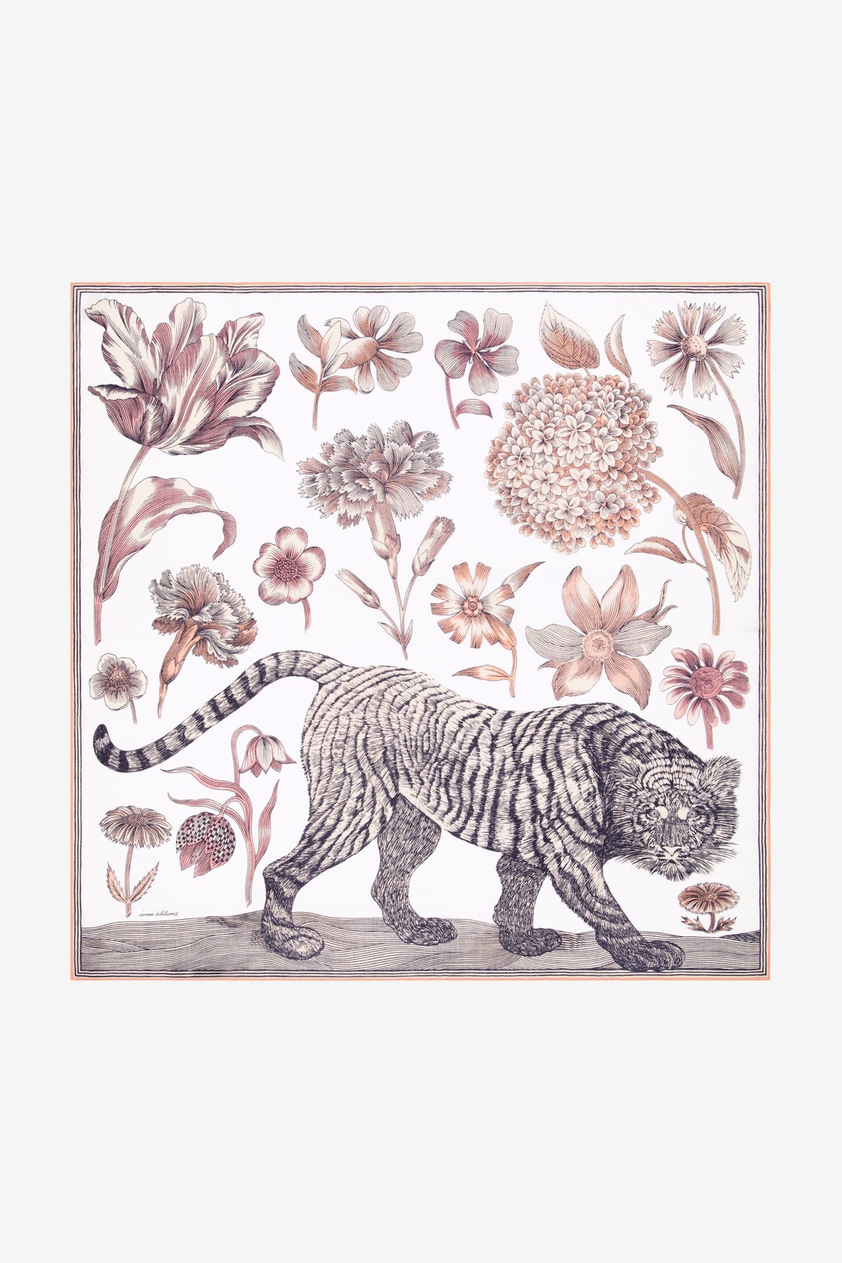 Gustav scarf 130 powder - Inoui Editions