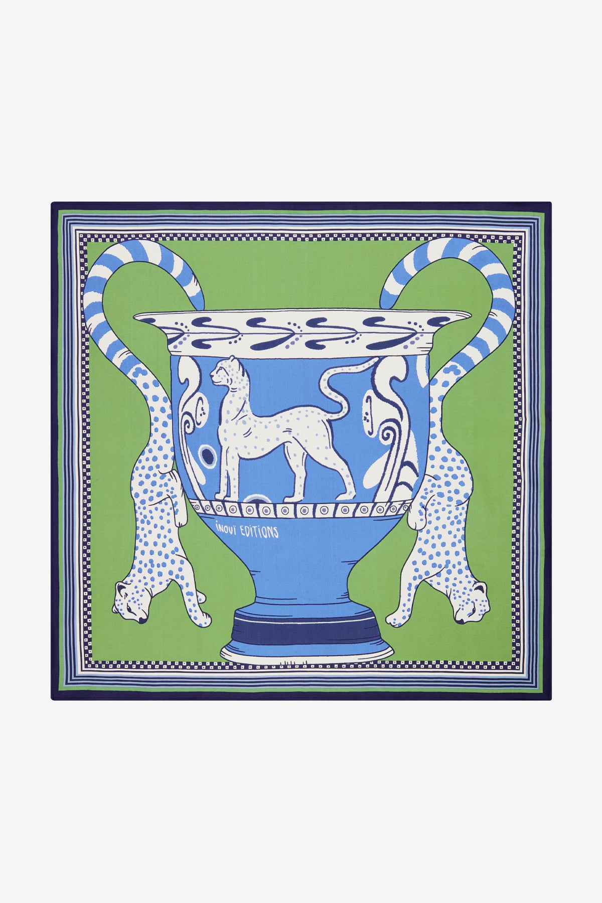 Collector scarf green - Inoui Editions