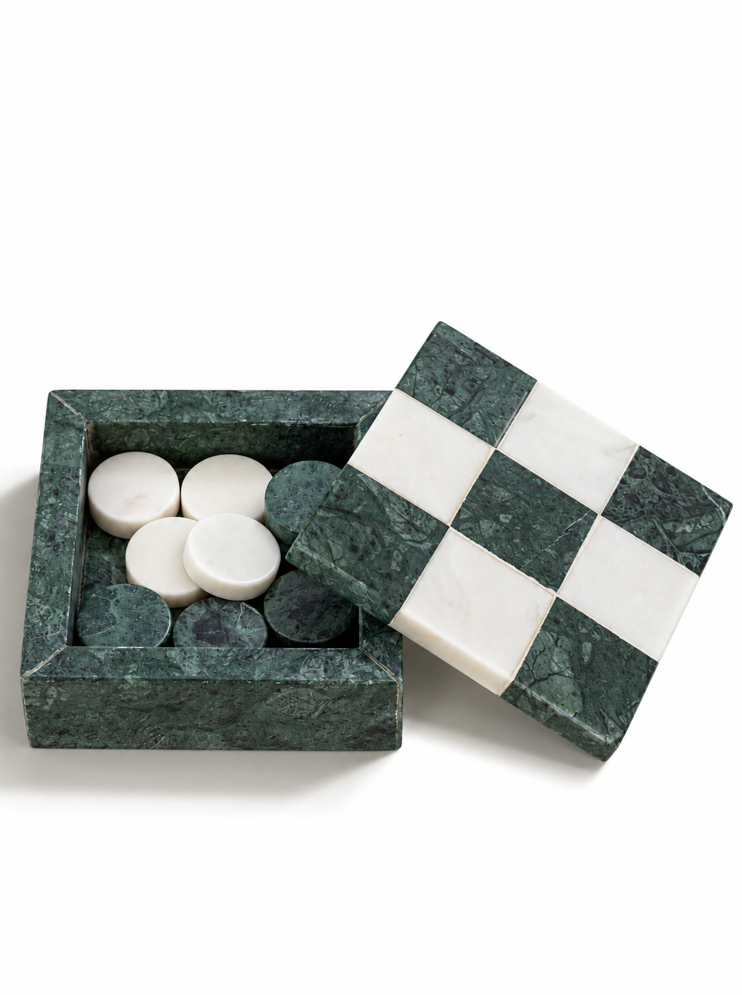 Aske Tic-Tac-Toe - Green marble