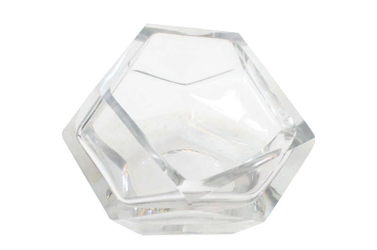 Glass Diamond Bowl Clear - M- Versmissen