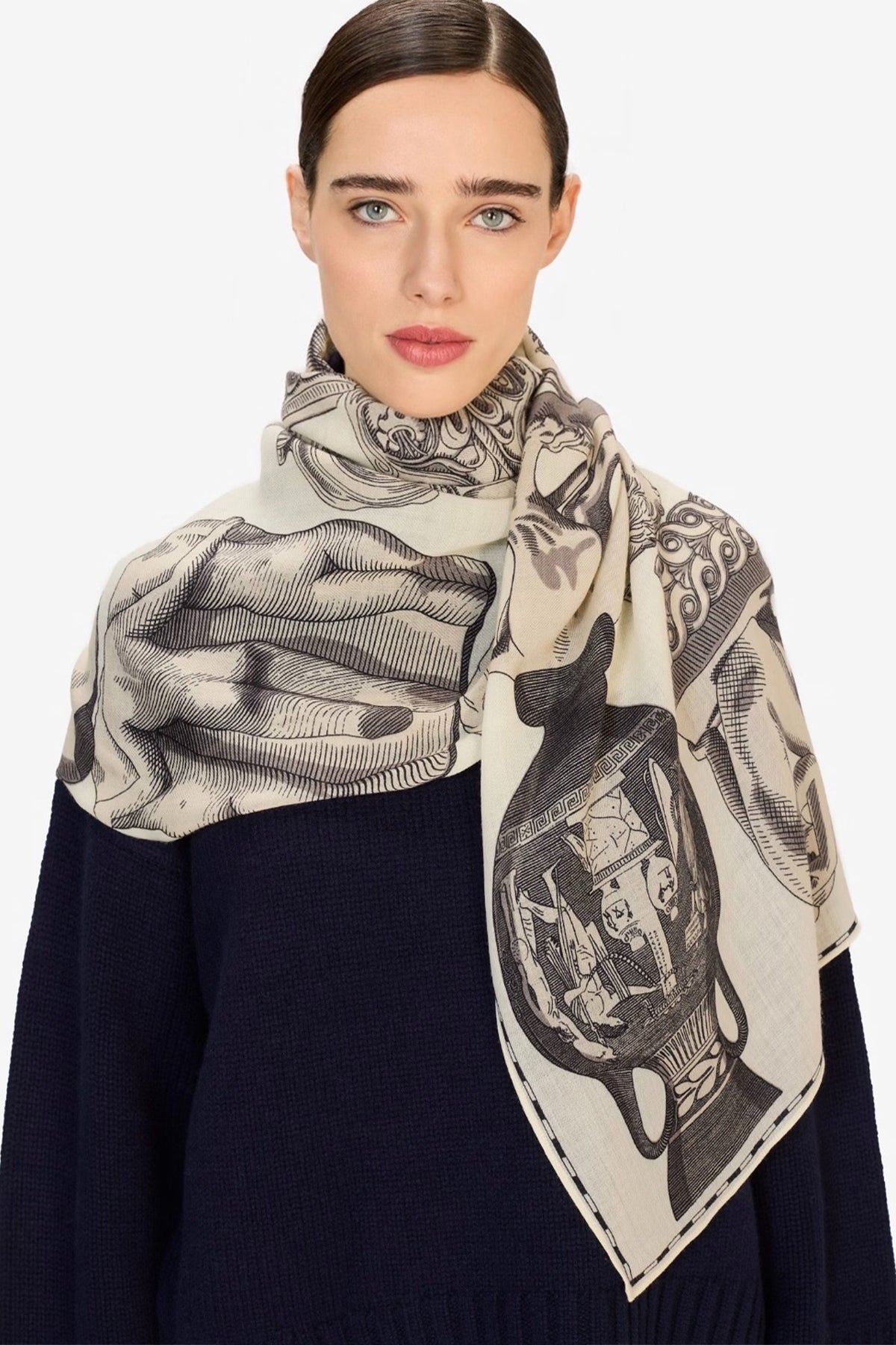 Archives Scarf white - Inoui Editions
