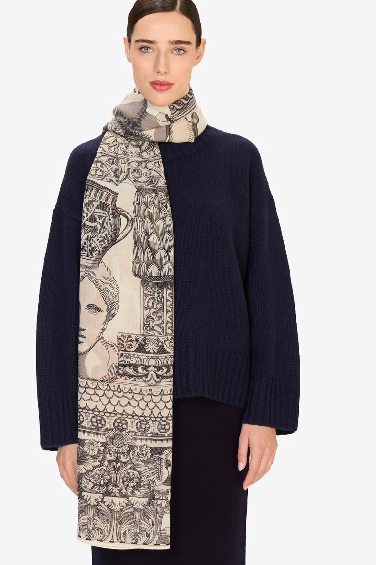 Archives Scarf white - Inoui Editions