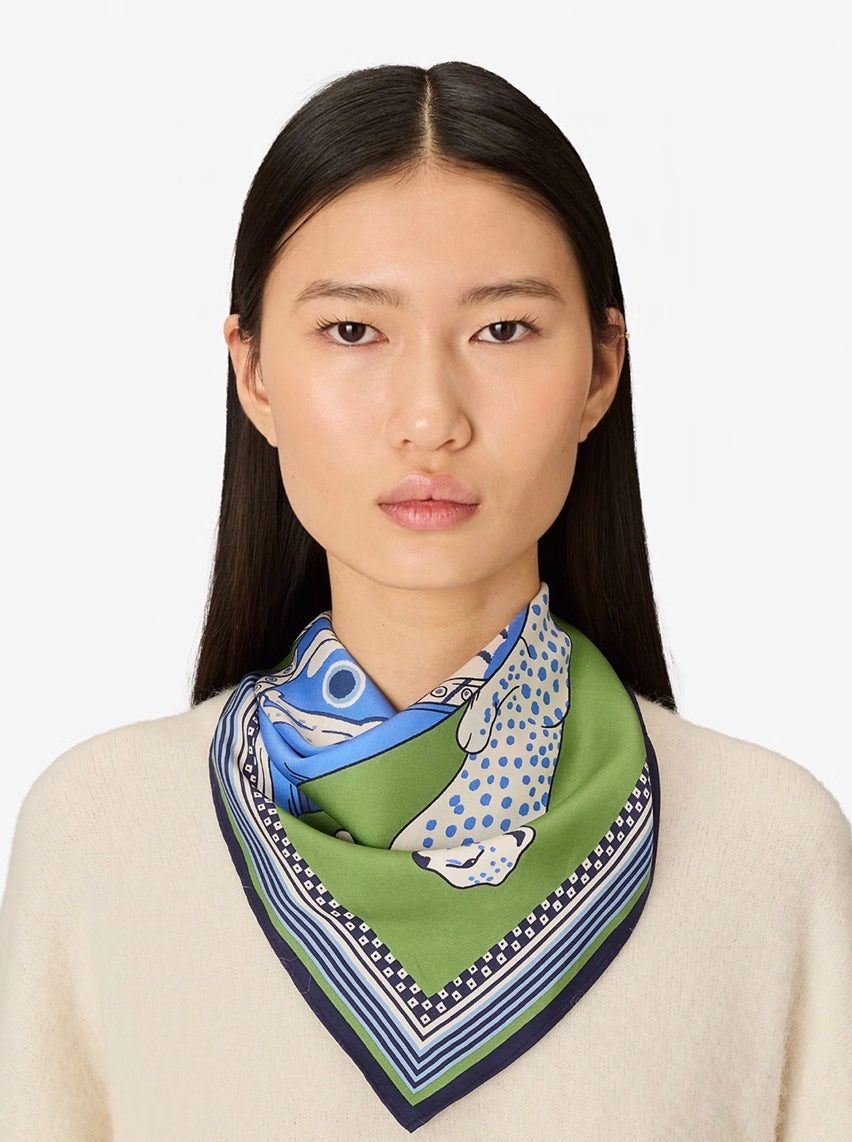 Collector scarf green - Inoui Editions