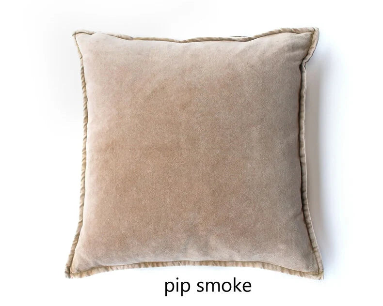 Pip cushion cover - velvet Smoke