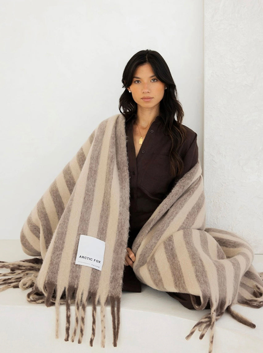 The Reykjavik Throw stripe - ARCTIC FOX & co
