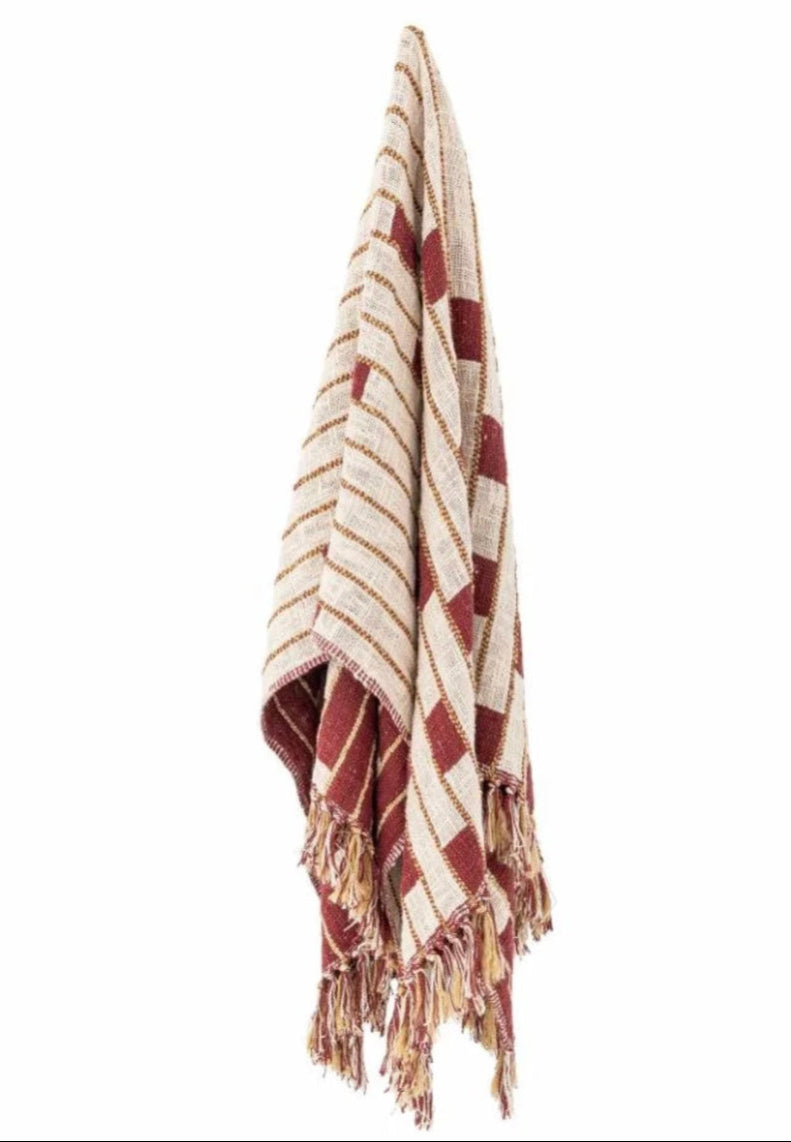 Cang Throw – Red - Bloomingville