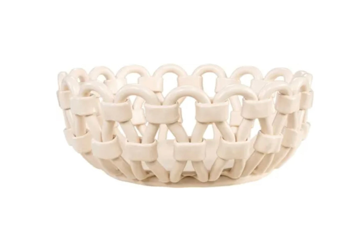 Rope Bowl - Cream Ceramic - Versmissen