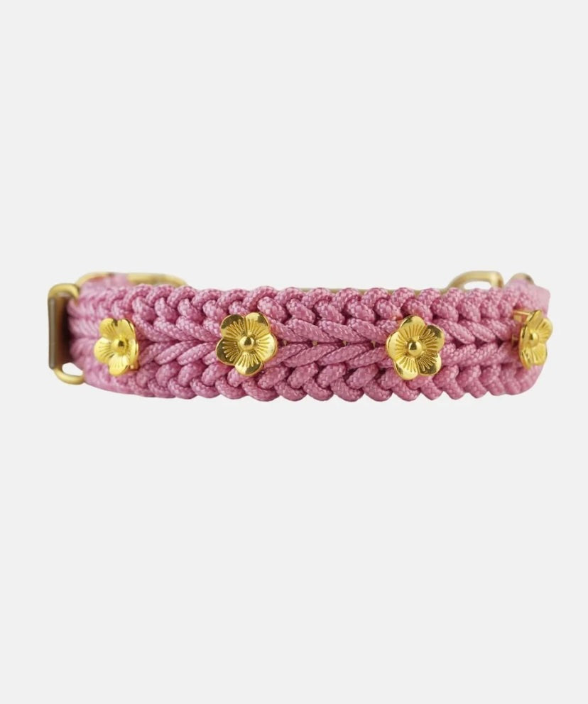 Flor Dog Collar Blush Pink -  Mila & Coco