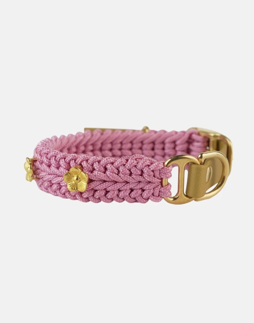 Flor Dog Collar Blush Pink -  Mila & Coco