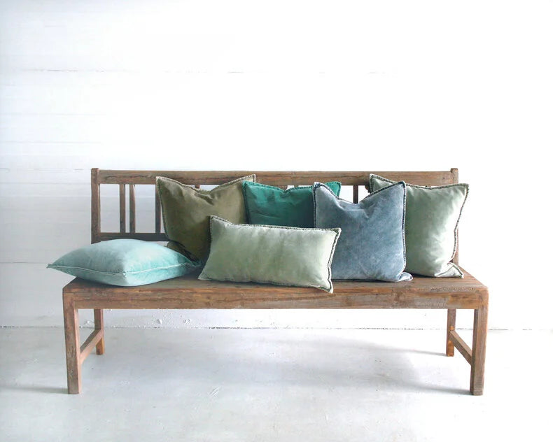 Pip cushion cover - velvet Emerald