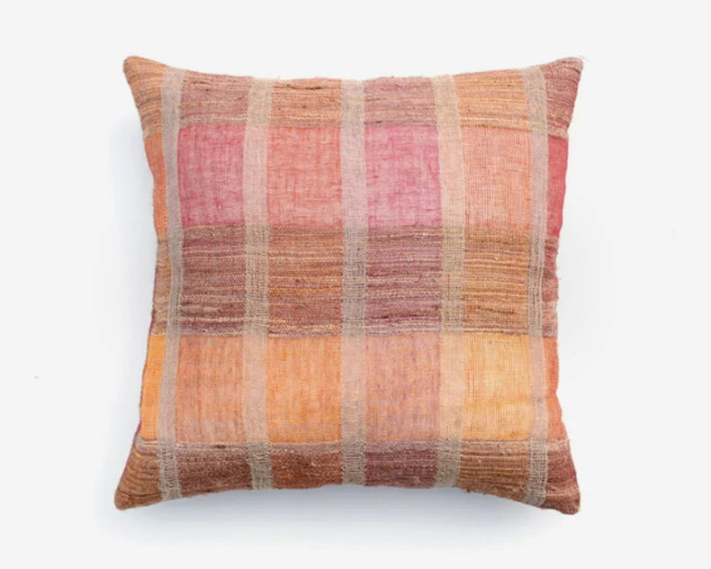 Sienna cushion cover - orange/tobacco