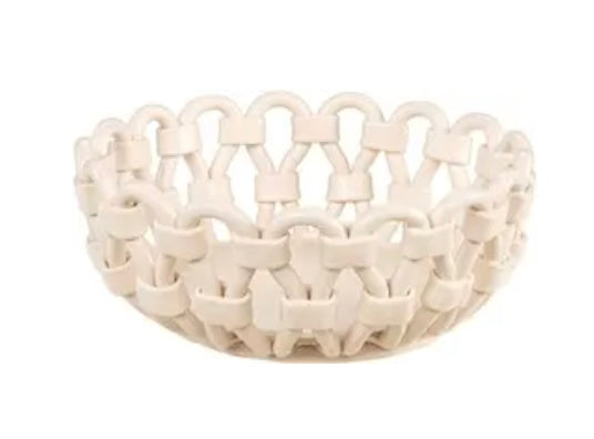 Rope Bowl - Cream Ceramic - Versmissen