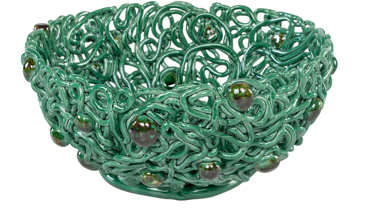 Bird Nest Bowl - Green S - Studio Caruma