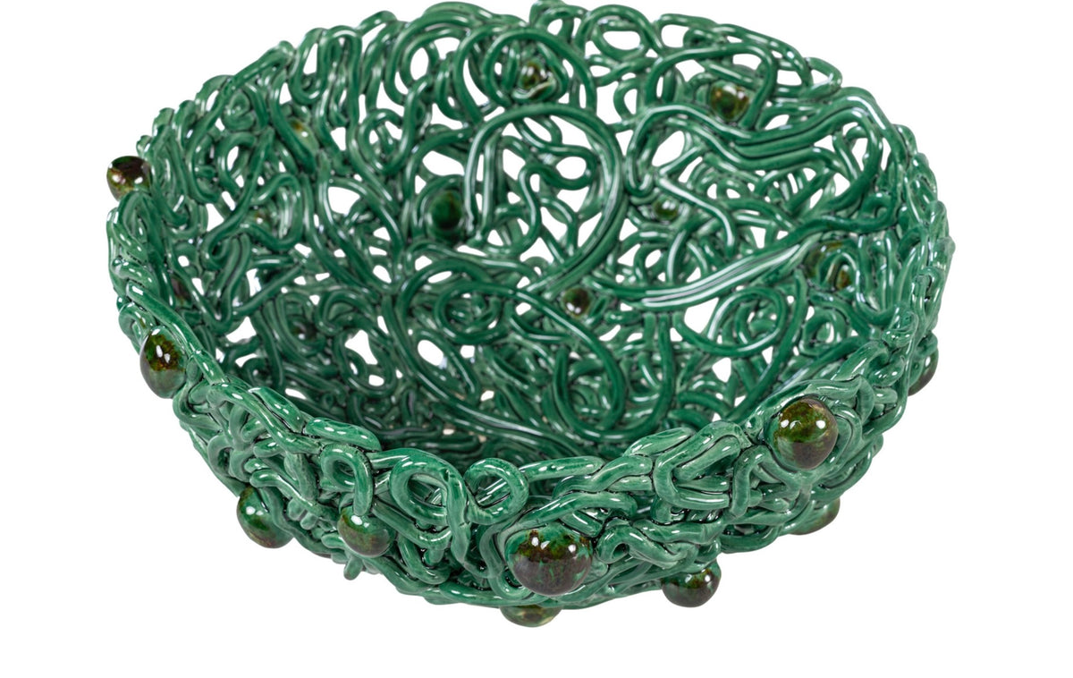 Bird Nest Bowl - Green S - Studio Caruma