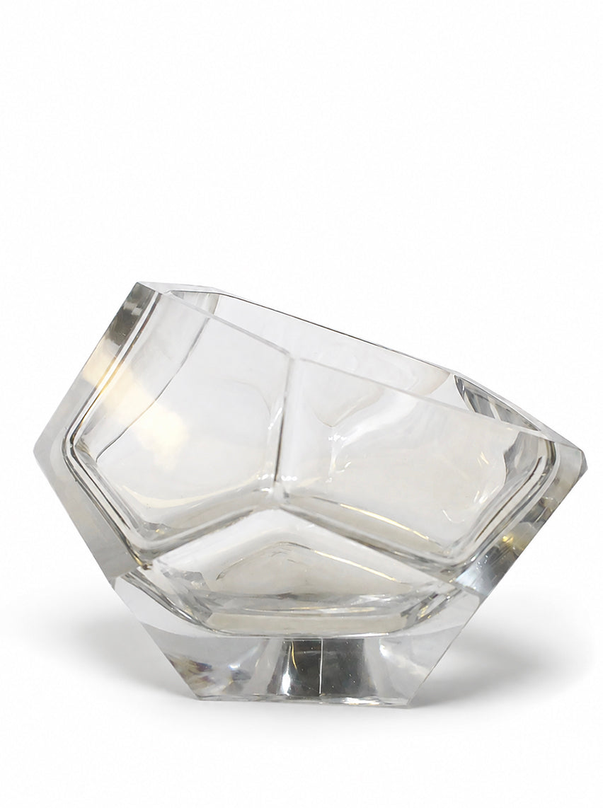 Glass Diamond Bowl Clear - M- Versmissen